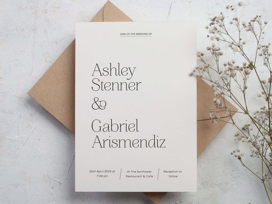 Wedding Invitation Wording for Every Type of Wedding