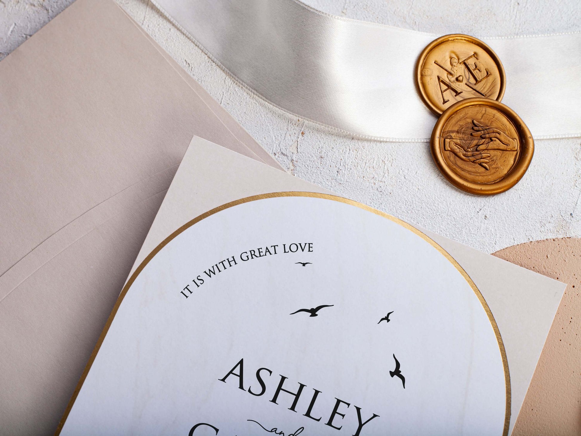 Blush Pink Wedding Invitations