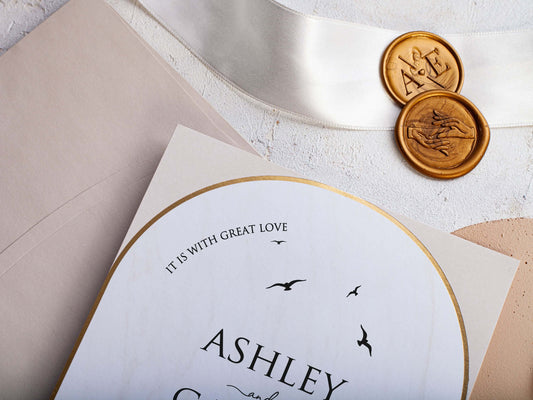Blush Pink Wedding Invitations