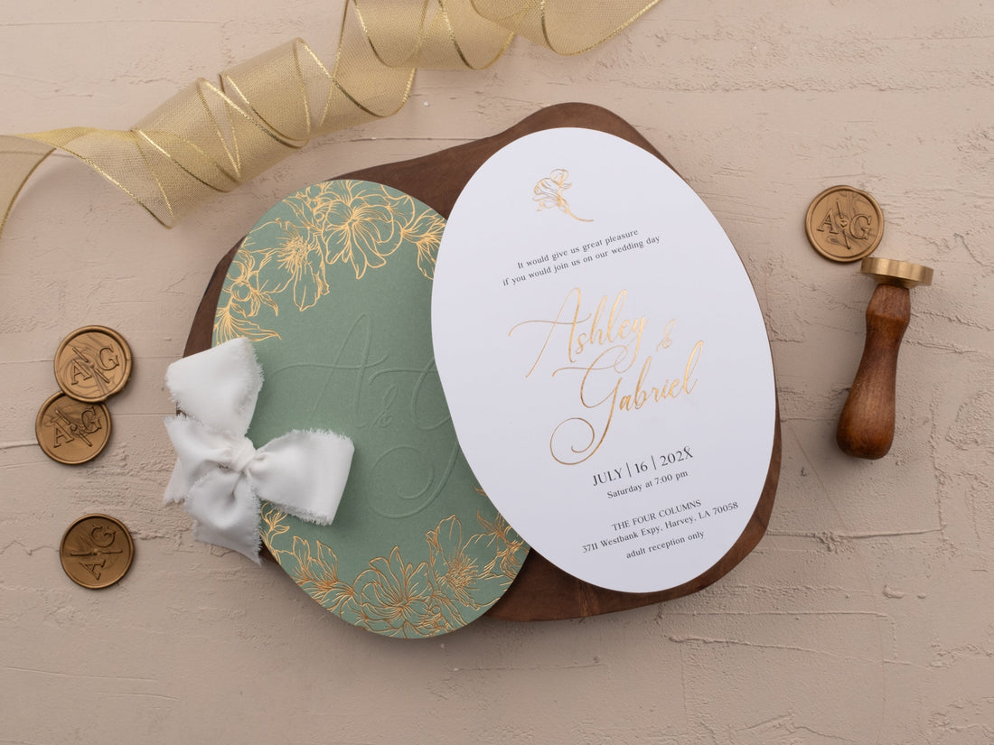 From Blush to Sage: Our Signature Oval Wedding Suite Explained