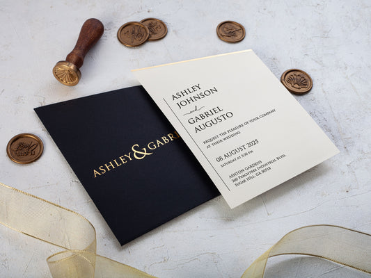 Minimalist Wedding Invitation