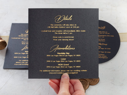 Details Card | Wedding Information Card