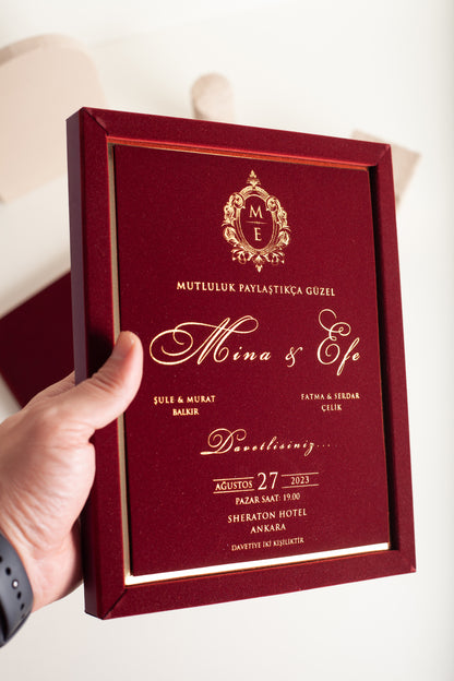 Red Velvet Wedding Invitations