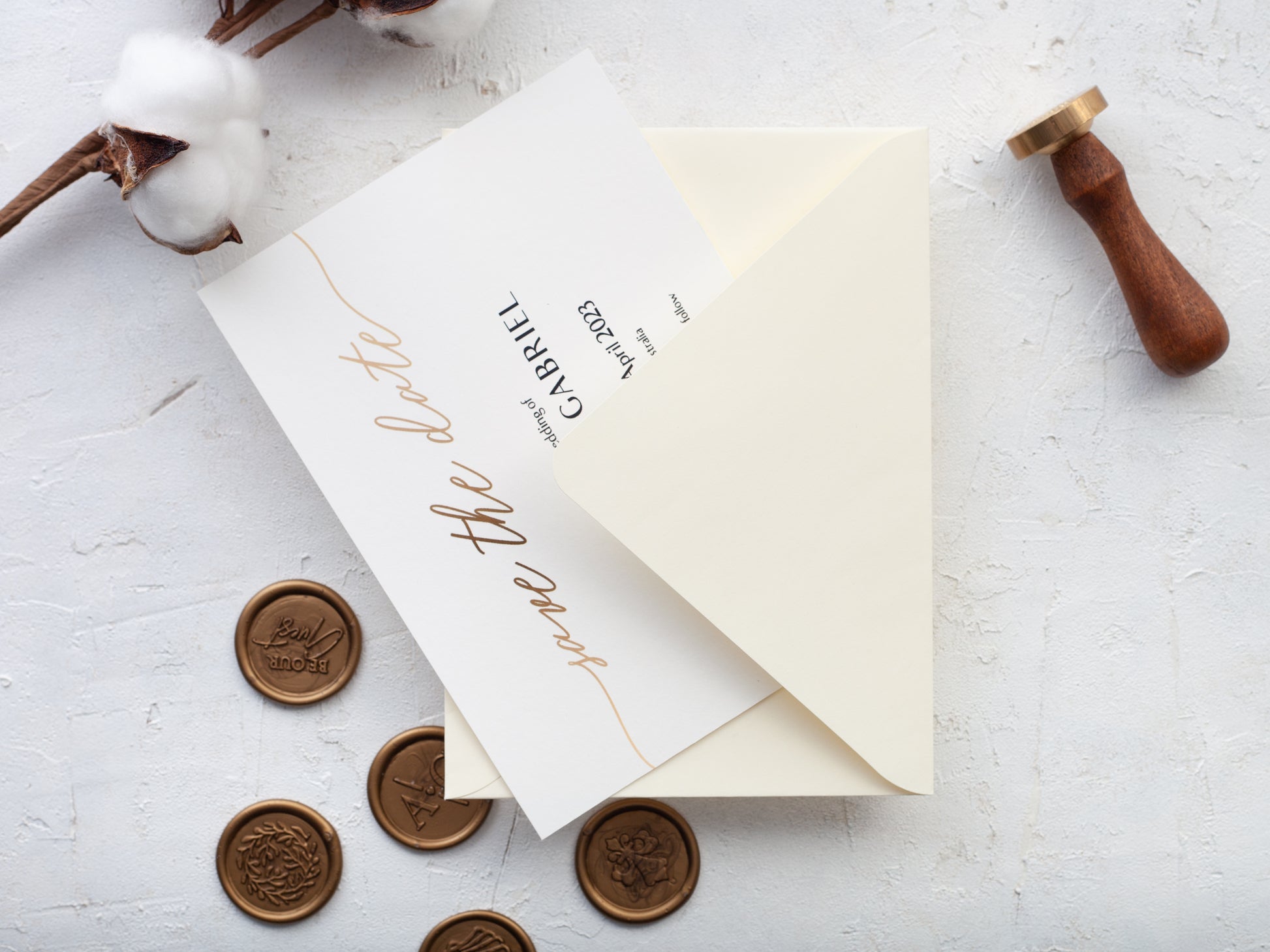 Minimalist Save The Date Cards