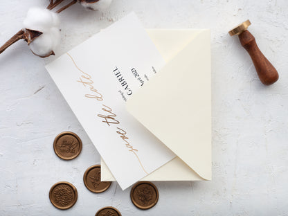 Minimalist Save The Date Cards