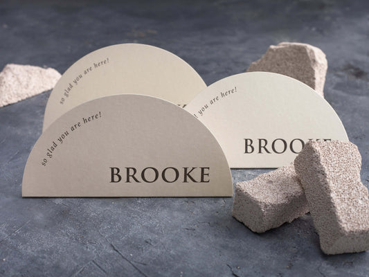 Modern Minimalist Place Cards